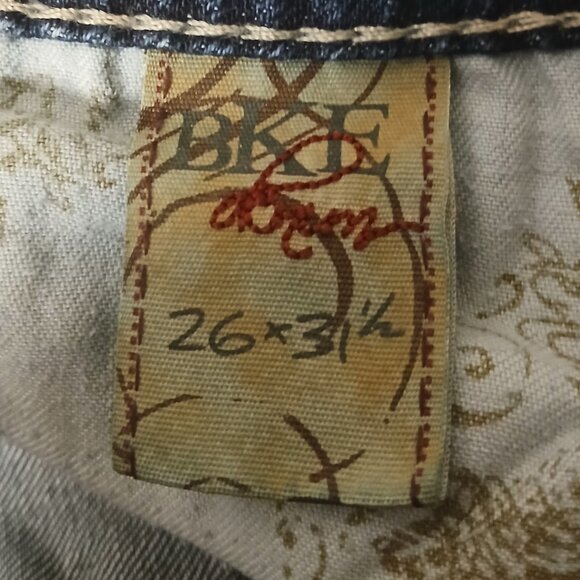 Buckle BKE Jeans 26 Sabrina Boot Cut Low Rise Denim Distressed - Picture 10 of 11